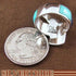 Turquoise Multicolor Sterling Silver Ring Jewelry Size 7-1/4 RS38081